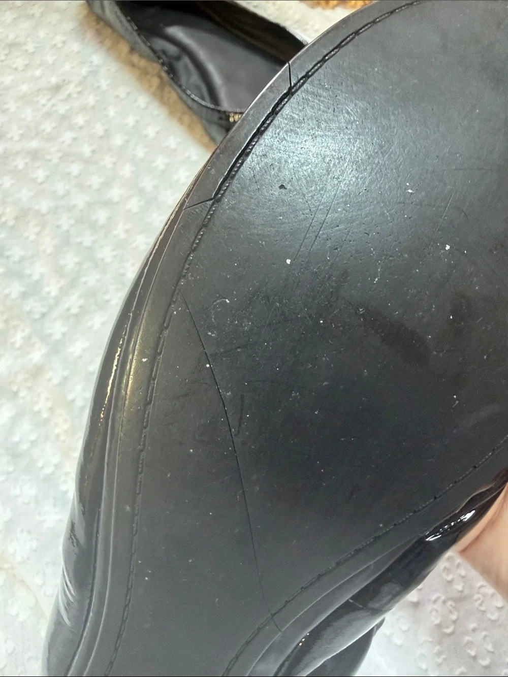 Tory Burch Eddie patent leather ballet flats size 9